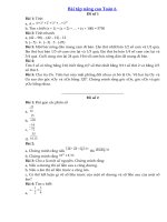4) - Bài tập nghỉ ở nhà môn Toán 6