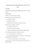 Tải Bộ đề ôn tập học kì 2 môn Tiếng Việt lớp 3 năm học 2018 - 2019 - Số 1 - Đề kiểm tra kỳ II môn Tiếng Việt lớp 3 có đáp án