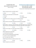 Tải Đề thi thử tốt nghiệp THPT năm 2020 môn Hóa Chuyên Nguyễn Quang Diêu, Đồng Tháp - Đề thi thử THPT quốc gia 2020 môn Hóa có đáp án