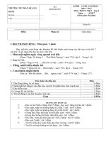 Tải Đề thi học kì 2 môn Tiếng Việt lớp 4 trường Tiểu học Trần Quang Khải năm học 2016 - 2017 - Đề kiểm tra học kì 2 môn Tiếng Việt lớp 4 có đáp án