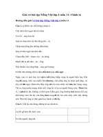 Tải Giải vở bài tập Tiếng Việt lớp 4 tuần 11: Chính tả - Giải sách bài tập Tiếng Việt lớp 4 tập 1