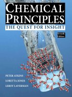 Preview chemical principles the quest for insight, 7th edition by peter atkins (author), loretta jones (author), leroy laverman (author) (2016)