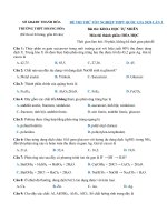 Tải Đề thi thử tốt nghiệp THPT năm 2020 môn Hóa lần 3 Trường THPT Hoằng Hóa 4, Thanh Hóa - Đề thi thử THPT quốc gia 2020 môn Hóa có đáp án