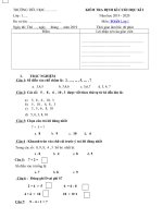 Tải Đề thi học kì 1 môn Toán lớp 1 năm học 2019 - 2020 theo Thông tư 22- Đề 2 - Đề kiểm tra học kì 1 môn Toán lớp 1 có đáp án và ma trận