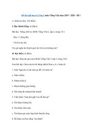 Tải Đề thi cuối học kì 2 lớp 2 môn Tiếng Việt năm 2019 - 2020 - Đề 1 - Đề thi Tiếng Việt lớp 2 học kỳ 2 có đáp án