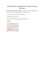 Tải Giải bài tập SGK Toán lớp 6 - Hình học Chương 2: Tia phân giác của góc - Giải bài tập Toán lớp 6 phần Hình học