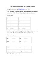 Tải Giải vở bài tập Tiếng Việt lớp 5 tuần 9: Chính tả - Giải vở bài tập Tiếng Việt lớp 5 tuần 9