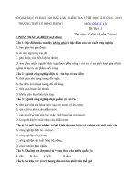 Tải Đề kiểm tra 1 tiết học kì 2 môn Địa lý lớp 10 trường THPT Lê Hồng Phong, Đăk Lăk - Đề kiểm tra giữa học kì II môn Địa lớp 10 có đáp án