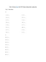 Tải Giải vở bài tập Toán 2 bài 159: Ôn tập về phép nhân và phép chia - Giải vở bài tập Toán 2 tập 2