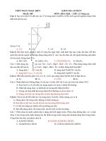 Tải Đề kiểm tra 45 phút học kì 2 môn Hóa học lớp 12 (Nâng cao) trường THPT Phan Ngọc Hiển, Cà Mau năm học 2014 - 2015 - Đề kiểm tra 1 tiết môn Hóa học lớp 12 có đáp án