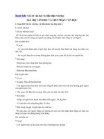 Tải Soạn bài Giá trị văn học và tiếp nhận văn học - Soạn bài môn Ngữ văn lớp 12 học kì II