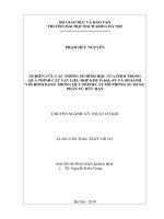 Nghiên cứu các thông số hình học của phôi trong quá trình cắt vật liệu hợp kim ti 6AL 4v và so sánh với hình dạng trong quá trình cắt mô phỏng sử dụng phần tử hữu hạn