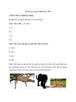 Tải Đề thi học kì 2 lớp 2 môn Toán - Đề 4 - Đề thi Toán lớp 2 học kỳ 2