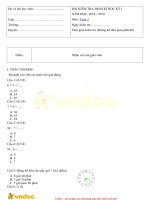 Tải Đề thi học kì 1 lớp 3 môn Toán năm học 2018 - 2019 theo Thông tư 22 - Đề kiểm tra học kì 1 lớp 3 môn Toán