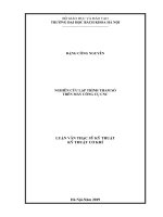 Nghiên cứu lập trình tham số trên máy công cụ CNC