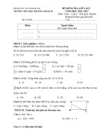 Tải Đề thi giữa học kì 1 lớp 4 môn Toán, Tiếng Việt trường tiểu học Phương Trung 2, Hà Nội năm 2016 - 2017 - Đề kiểm tra giữa học kì 1 lớp 4 môn Toán, Tiếng Việt có đáp án