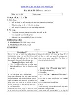 Tải Giáo án nghề Tin học văn phòng lớp 11 - Bài 13 - Các công cụ trợ giúp