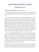 Tải Đề thi học kì 2 lớp 12 môn Tiếng Anh trường THPT Lê Duẩn năm học 2018 - 2019 - Đề thi học kì 2 môn Tiếng Anh lớp 12 chương trình mới