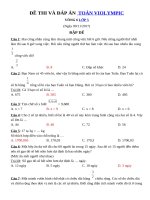 Tải Đề thi Violympic Toán lớp 5 vòng 6 năm 2017 - 2018 - Đề thi giải toán qua mạng lớp 5 có đáp án