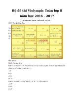 Tải Bộ đề thi Violympic Toán lớp 8 năm học 2016 - 2017 - Đề thi giải toán trên mạng lớp 8 có đáp án