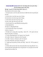 Tải Giải bài tập SBT Lịch sử 12 bài 20: Cuộc kháng chiến toàn quốc chống thực dân Pháp kết thúc (1953-1954) - Hướng dẫn trả lời câu hỏi sách bài tập Lịch sử 12