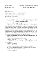 Tải Sáng kiến kinh nghiệm: Biện pháp giúp học sinh nắm được độ cao và cách viết các con chữ theo nhóm - Mẫu sáng kiến kinh nghiệm bậc Tiểu học