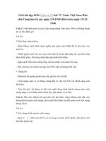 Tải Giải bài tập SGK Lịch sử 12 bài 17: Nước Việt Nam Dân chủ Cộng hòa từ sau ngày 2-9-1945 đến trước ngày 19-12-1946 - Giải bài tập SGK Lịch sử lớp 12