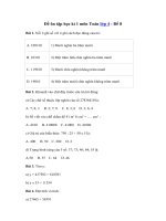 Tải Đề ôn tập học kì 1 môn Toán lớp 4 - Đề 8 - Đề kiểm tra học kì 1 lớp 4 môn Toán