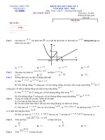 Tải Đề thi giữa học kì 2 lớp 11 môn Toán năm 2019-2020 trường THPT Yên Phong 1, Bắc Ninh - Đề thi Toán lớp 11 giữa học kì 2