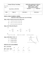 Tải Đề thi học kì 1 môn Toán, Tiếng Việt lớp 1 trường tiểu học Tam Hưng, Hà Nội năm 2015 - 2016 - Đề kiểm tra học kì 1 môn Toán, Tiếng Việt lớp 1 có đáp án