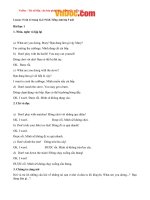 Tải Giải bài tập SGK Tiếng Anh lớp 5 Chương trình mới Unit 12: Don't ride your bike too fast! - Để học tốt Tiếng Anh 5 thí điểm
