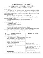 Tải Giáo án An toàn giao thông lớp 5 - Bài 4: Đi qua cầu đường bộ an toàn - Giáo án điện tử lớp 5 môn An toàn giao thông