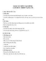 Tải Giáo án môn Tạo hình Làm bưu thiếp tặng cô - Giáo án môn tạo hình mầm non