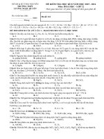 Tải Đề thi học kì 2 môn Hóa học lớp 12 trường THPT Lương Ngọc Quyến, Thái Nguyên năm học 2015 - 2016 - Đề kiểm tra học kỳ II môn Hóa lớp 12 có đáp án