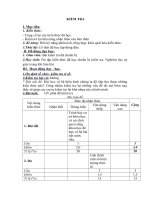 Tải Giáo án môn Sinh học lớp 8 bài 57 - Kiểm tra 45 phút