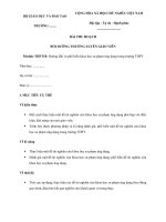 Tải Bài thu hoạch bồi dưỡng thường xuyên module THPT27 - Hướng dẫn và phổ biến khoa học sư phạm ứng dụng trong trường THPT