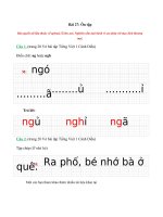 Tải Giải Vở bài tập Tiếng Việt lớp 1 trang 20 Bài 27: Ôn tập - Sách Cánh Diều