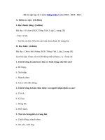 Tải Đề ôn tập học kì 2 môn Tiếng Việt 2 năm 2018 - 2019 - Đề 5 - Đề thi học kì 2 lớp 2 môn Tiếng Việt có đáp án và biểu điểm