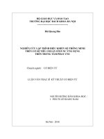 Nghiên cứu lập trình điều khiển số thông minh trên cơ sở tiêu chuẩn step  NC ứng dụng trên trung tâm phay CNC
