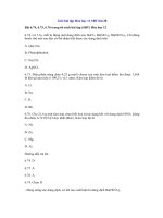 Tải Giải bài tập Hóa học 12 SBT bài 28 - Luyện tập: Tính chất của kim loại kiềm, kim loại kiềm thổ và hợp chất của chúng