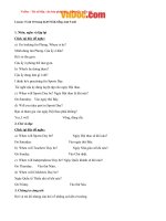 Tải Giải bài tập SGK Tiếng Anh lớp 5 Chương trình mới Unit 10: When Will Sports Day Be? - Để học tốt Tiếng Anh 5 thí điểm