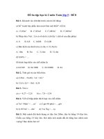 Tải Đề ôn thi học kì 2 môn Toán lớp 5 - Đề 8 - Đề kiểm tra học kì 2 lớp 5 môn Toán