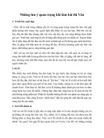 Tải Những lưu ý quan trọng khi làm bài thi Văn - Những vấn đề cần lưu ý để bài văn đạt điểm cao