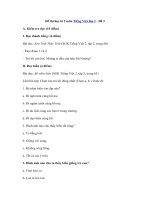 Tải Đề thi học kì 2 môn Tiếng Việt lớp 2 - Đề 3 - Đề kiểm tra học kì 2 lớp 2 môn Tiếng Việt có đáp án