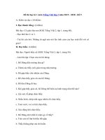 Tải Đề thi học kì 1 môn Tiếng Việt lớp 2 năm 2019 - 2020 - Đề 9 - Đề kiểm tra học kì 1 lớp 2 môn Tiếng Việt có đáp án