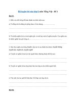 Tải Đề luyện thi vào lớp 6 môn Tiếng Việt năm 2020 - 2021 - Đề 1 - Đề thi vào lớp 6 có đáp án