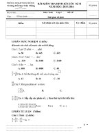 Tải Đề thi học kì 2 lớp 4 môn Toán, Tiếng Việt trường tiểu học Toàn Thắng năm 2015 - 2016 - Đề kiểm tra học kì 2 môn Toán, Tiếng Việt lớp 4