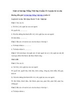 Tải Giải vở bài tập Tiếng Việt lớp 4 tuần 13 - Luyện từ và câu - Giải sách bài tập Tiếng Việt 4 tuần 13: Mở rộng vốn từ - Ý chí - nghị lực