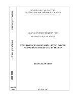 Tính toán cân bằng khối lượng cơ cấu phẳng bằng thuật giải di truyền