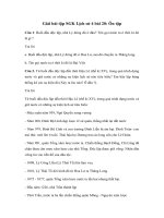 Tải Giải bài tập SGK Lịch sử 4 bài 20: Ôn tập - Giải bài tập môn Lịch sử lớp 4 tập 2